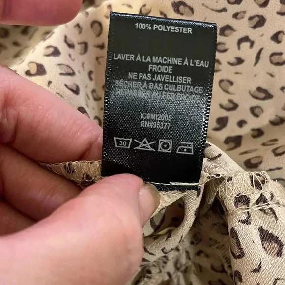 Sanctuary leopard print midi wrap dress Bianca 4 - Picture 11 of 12